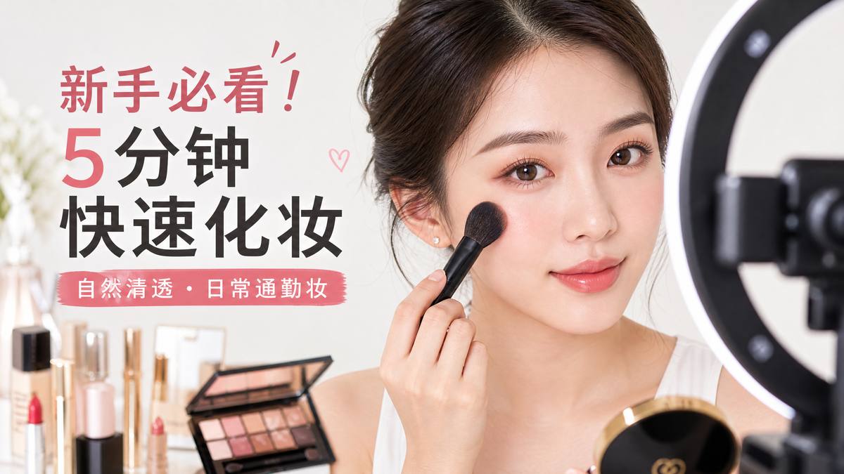 福利姬美妆视频-5分钟快速化妆视频教程